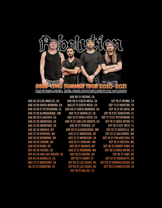 Rebelution, Steel Pulse & Dennm at Les Schwab Amphitheater