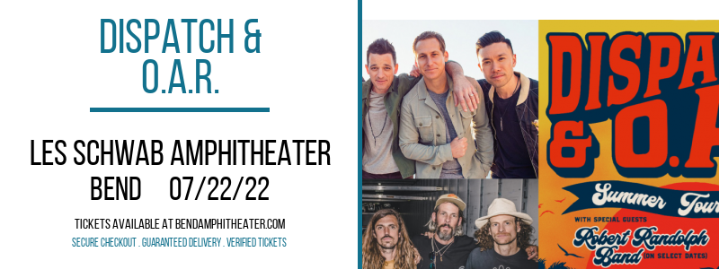 Dispatch & O.A.R. at Les Schwab Amphitheater tickets Dispatch & O.A.R. at Les Schwab Amphitheater