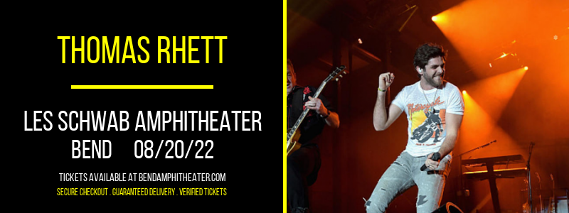 Thomas Rhett at Les Schwab Amphitheater tickets Thomas Rhett at Les Schwab Amphitheater