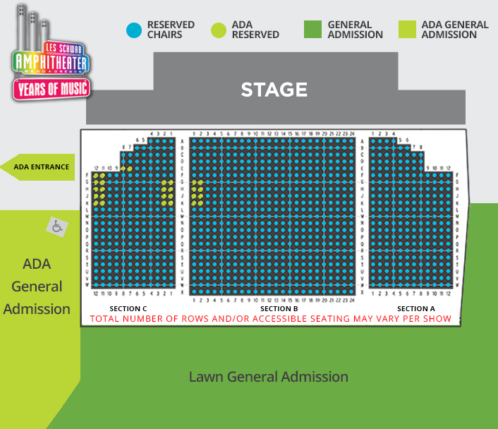 Hayden Homes Amphitheater Seating Chart