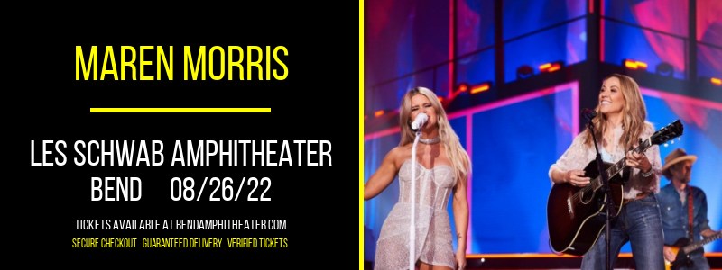 Maren Morris at Les Schwab Amphitheater tickets Maren Morris at Les Schwab Amphitheater