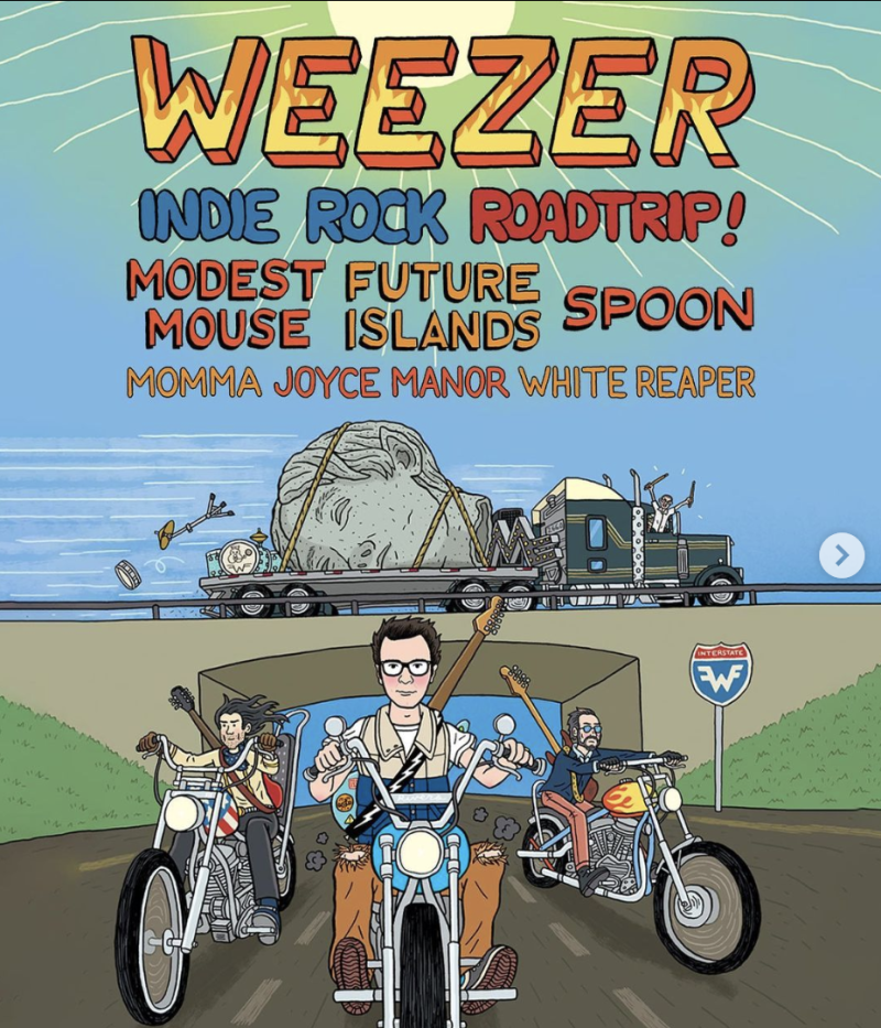 Weezer, Spoon & White Reaper at Les Schwab Amphitheater