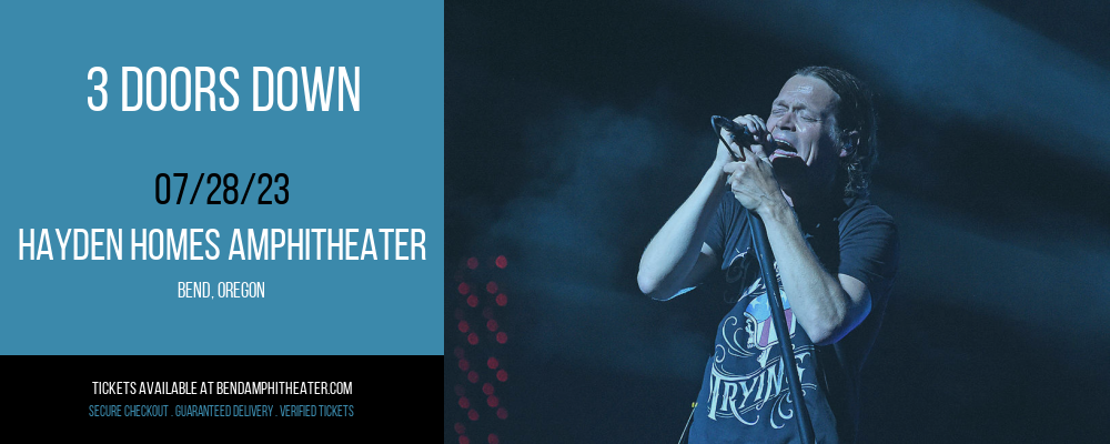 3 Doors Down at Les Schwab Amphitheater tickets 3 Doors Down at Les Schwab Amphitheater